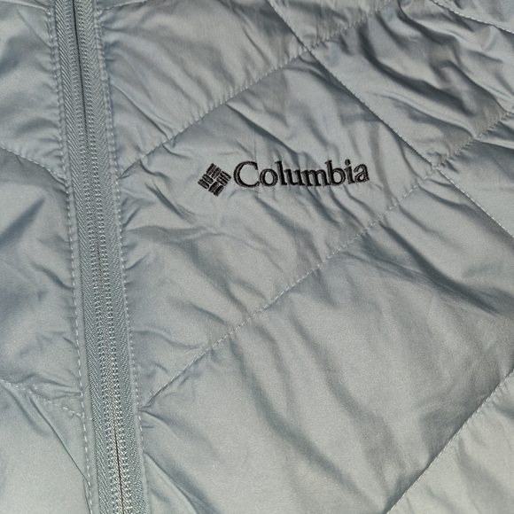 Columbia Women's Heavenly Hooded Jacket Omni-heat Size L - Picture 2 of 9